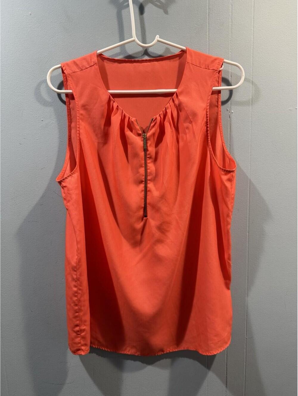 Womens Michael Kors Dres Tank Top Peach Color
